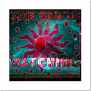 The CIA is Watching Posters and Art